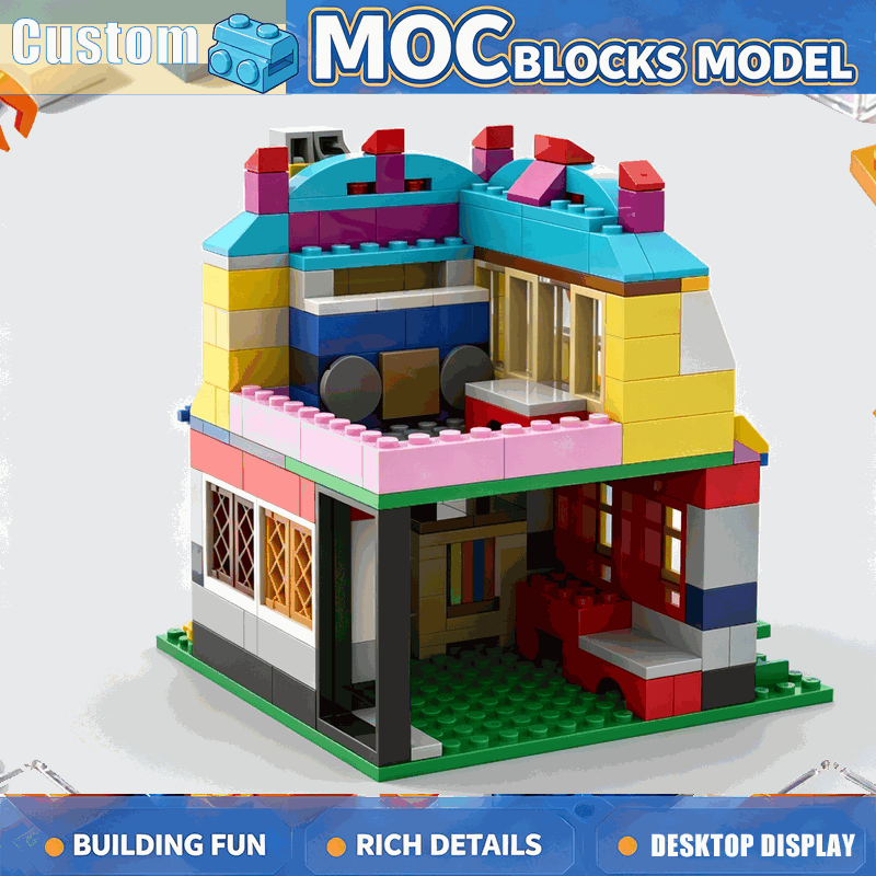 Vintage Collectibles Store - 276PCS Vintage Music Shop Building Blocks