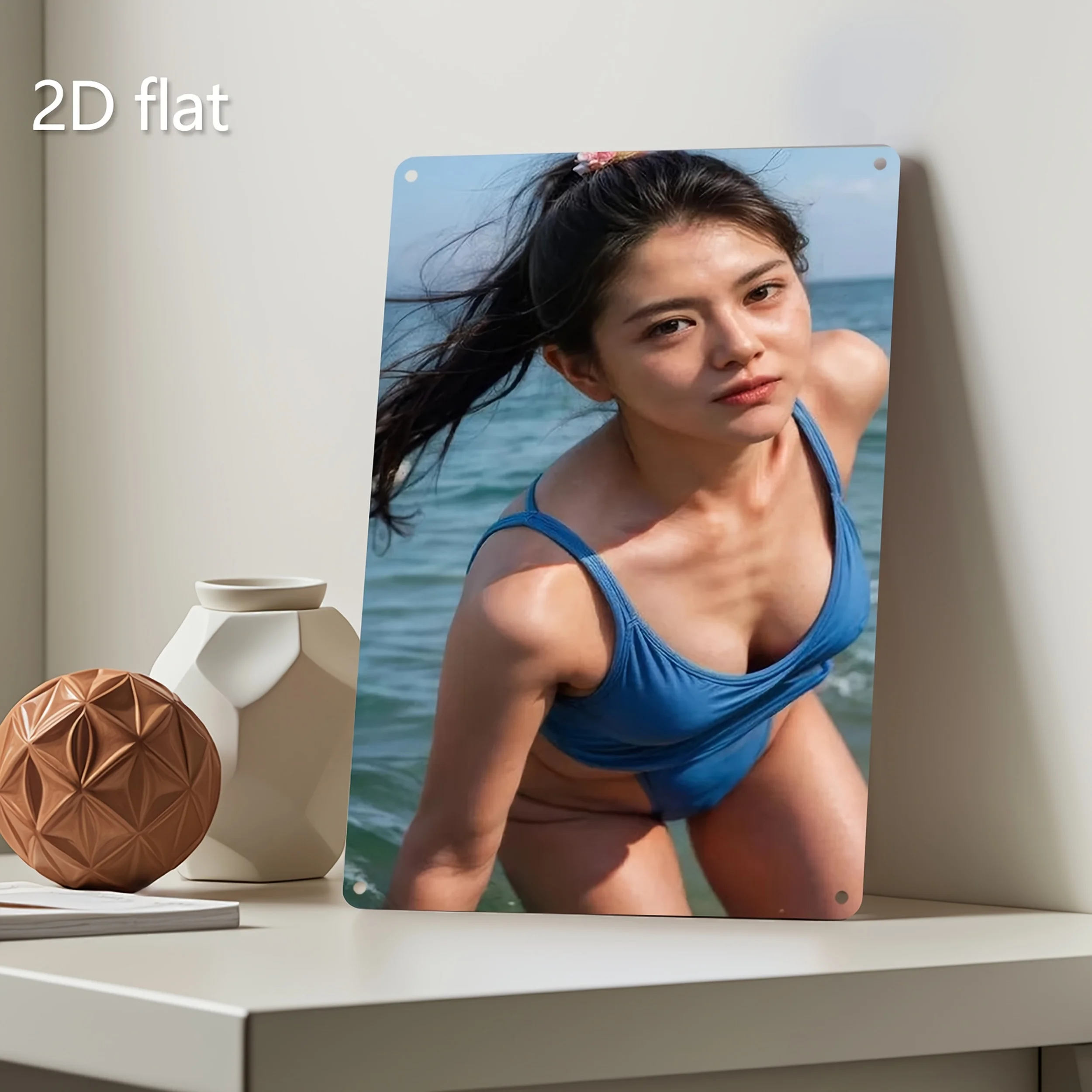 2D Metal Sign, Bikini Pool Par - Vintage Collectible Plates review and price