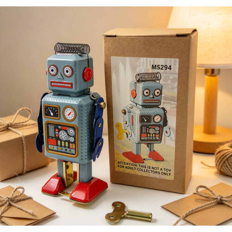 Vintage MS294 Tin Wind-Up Robo - Vintage Collectibles Store review and price