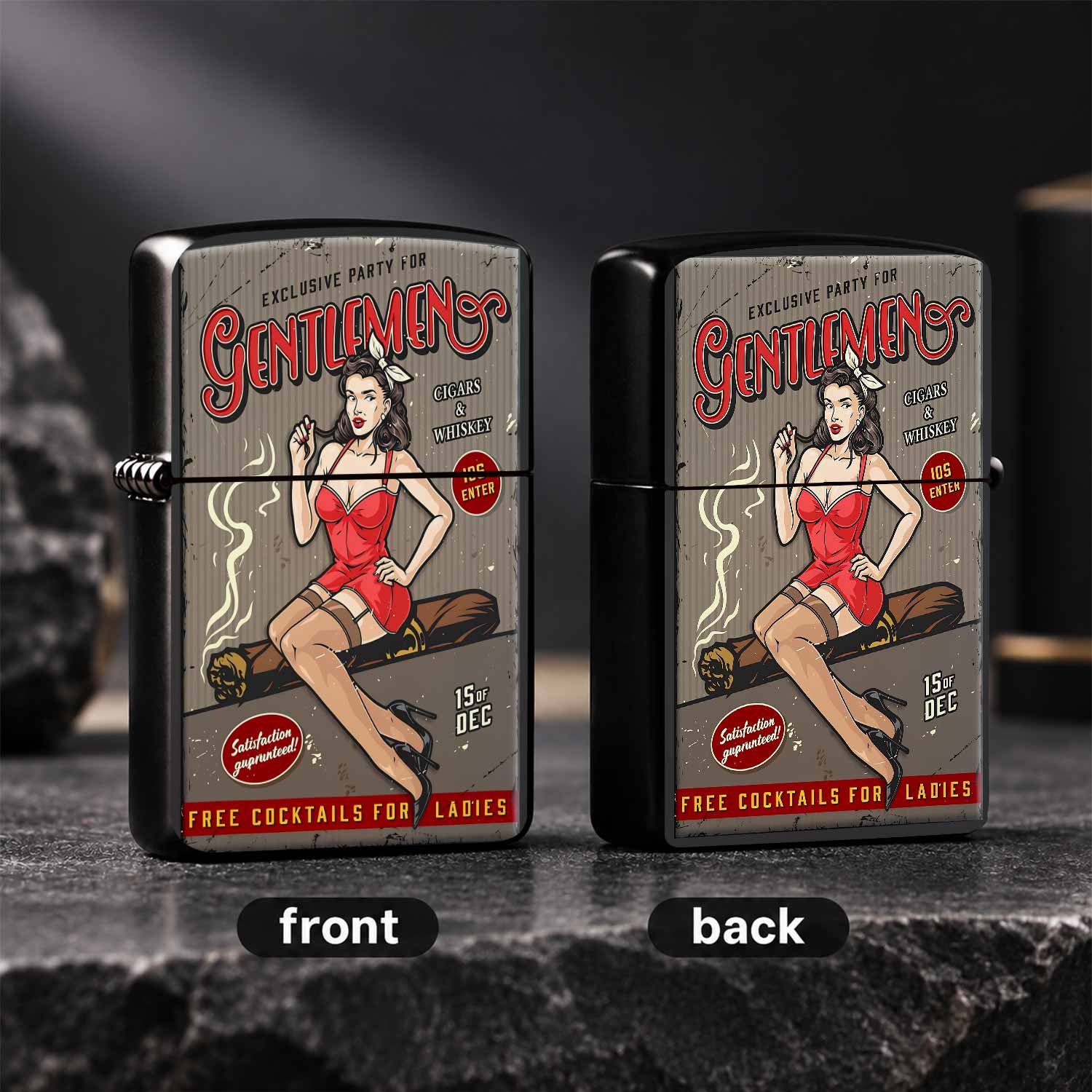 Vintage Gentlemen Party Pinup  - Vintage Collectible Posters review and price