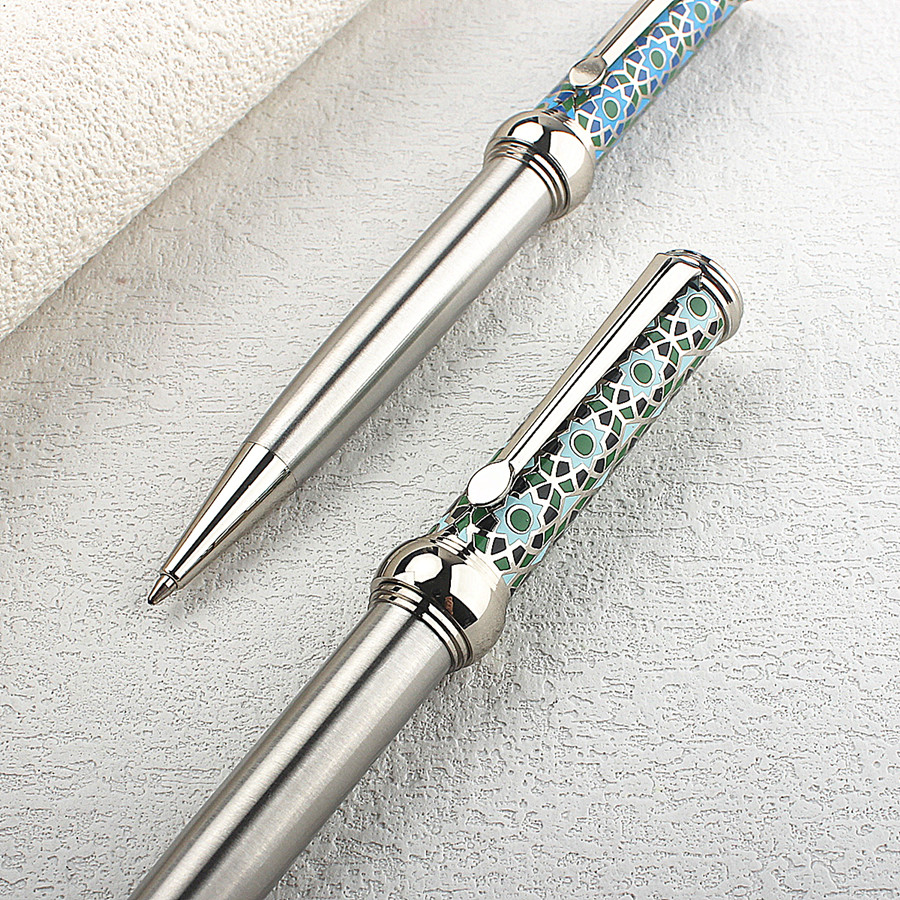 Vintage Peacock Pattern Metal  - Vintage Collectible Pens review and price
